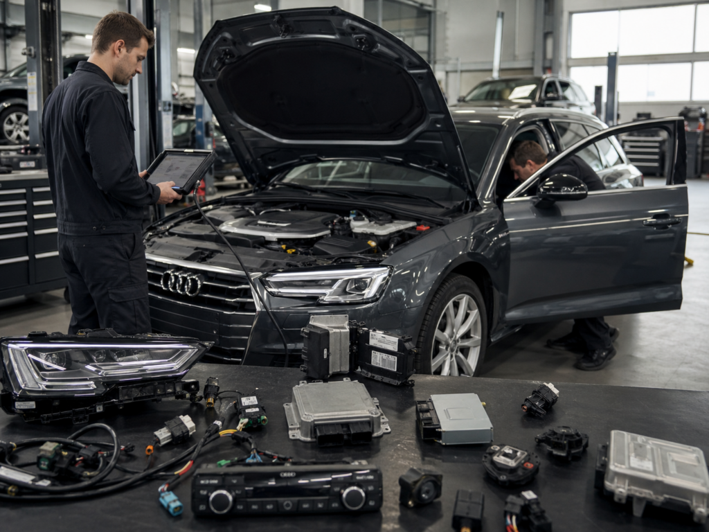 Почему электронные сбои на audi нельзя считать мелочами